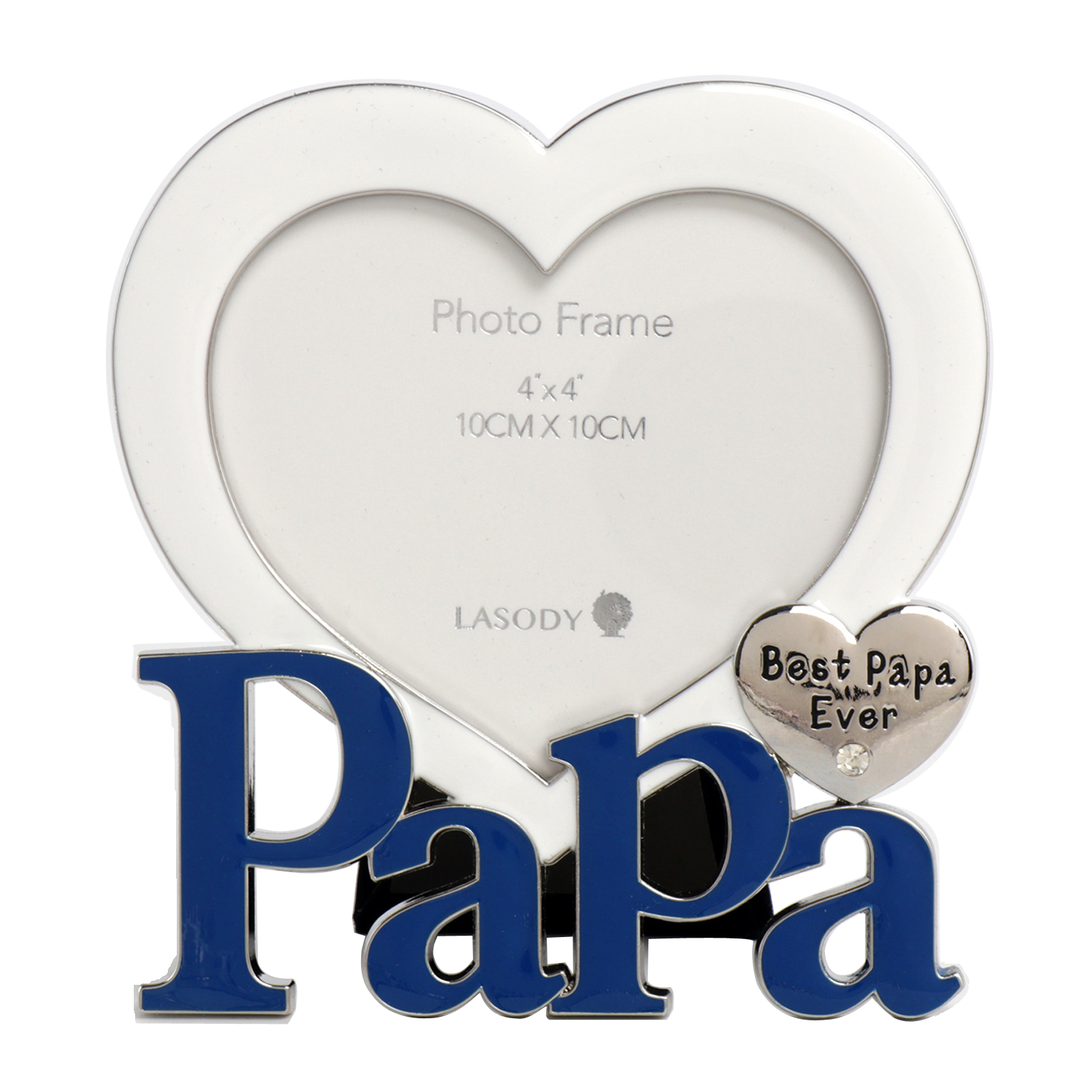 Papa /w heart photo frame